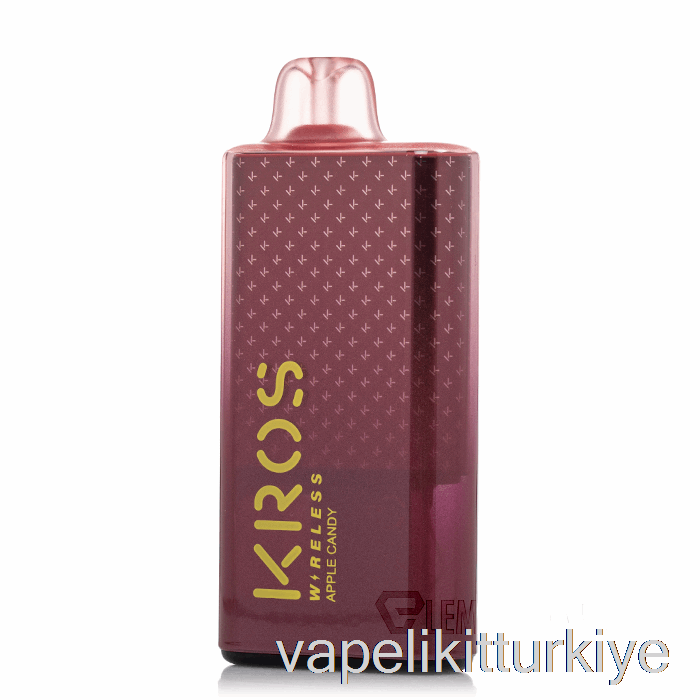 Elektronik Sigara Kalemi Vape Mate Kros Kablosuz 9000 Tek Kullanımlık Elma şekeri